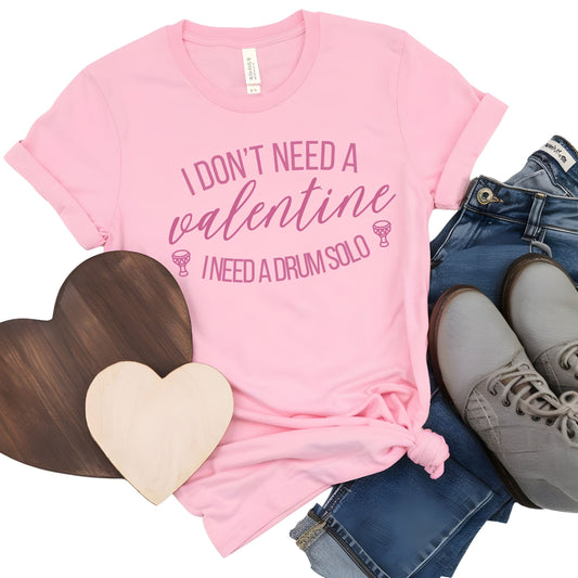 Valentine's Darbuka Drum Solo T-Shirt — Belly Dancer Tee