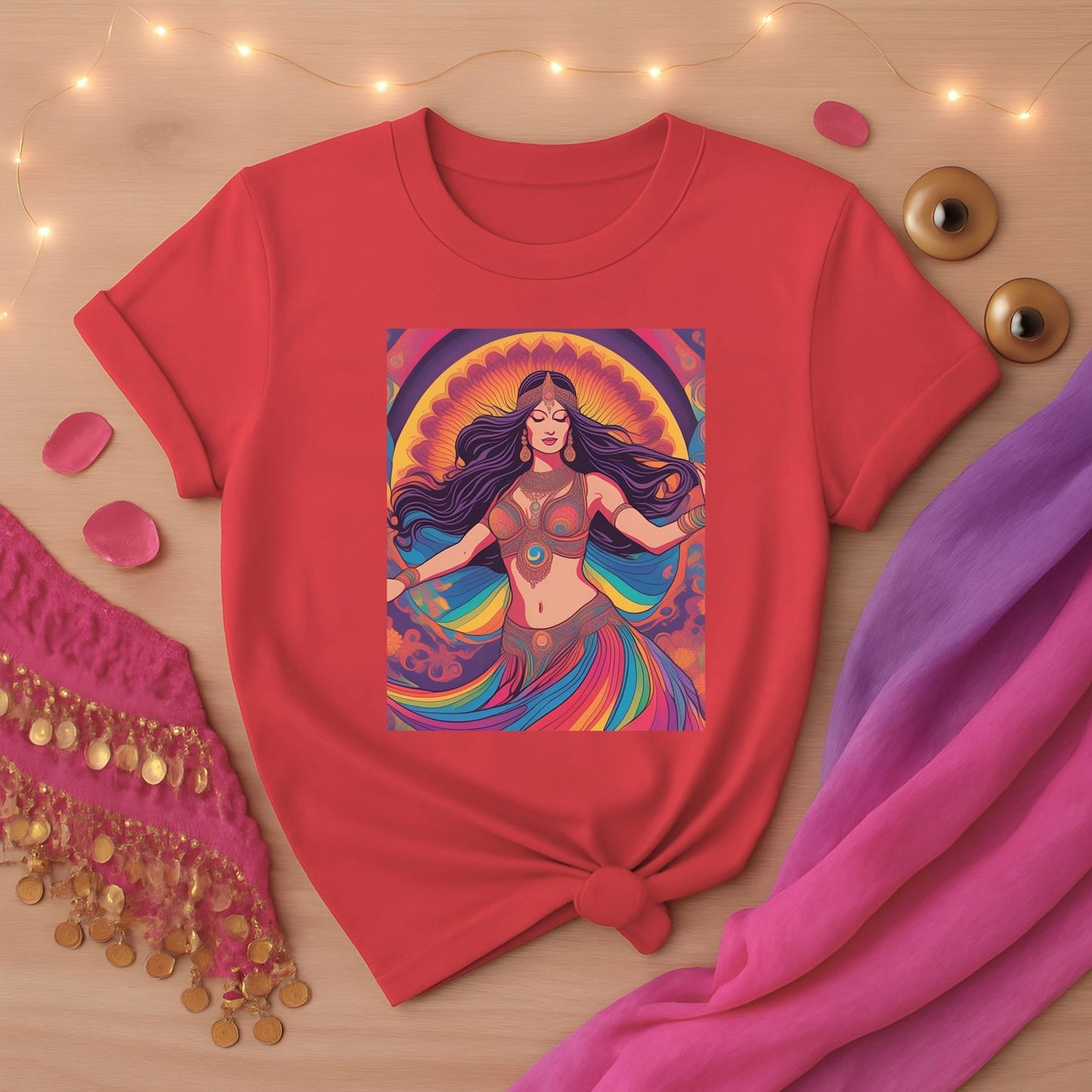 Psychedelic Belly Dancer Tee