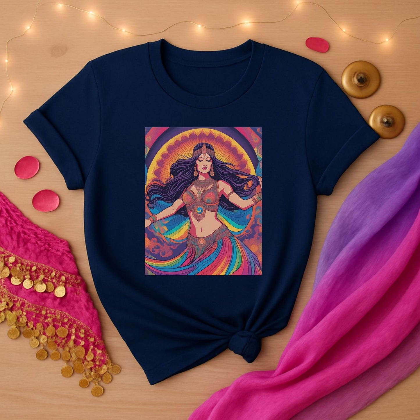 Psychedelic Belly Dancer Tee
