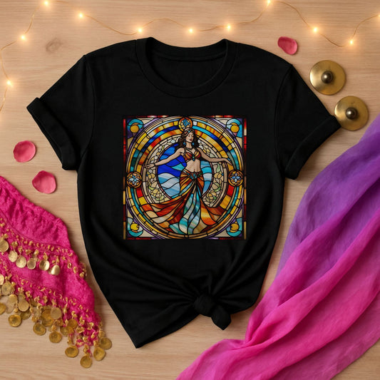 Stained Glass Belly Dancer Tee