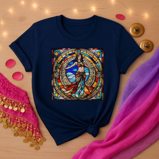 Stained Glass Belly Dancer Tee