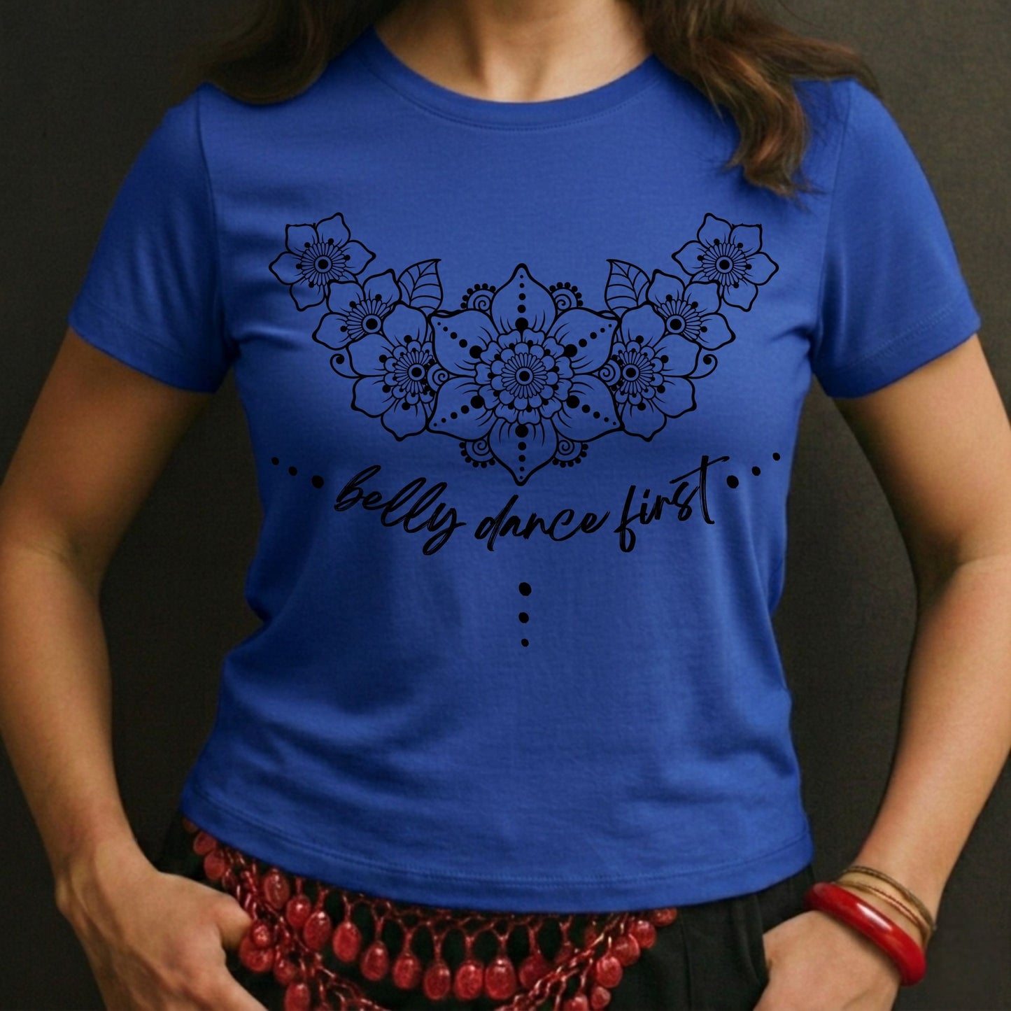 Belly Dance First Henna Design Tee