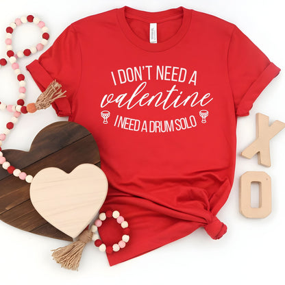 Valentine's Darbuka Drum Solo T-Shirt — Belly Dancer Tee