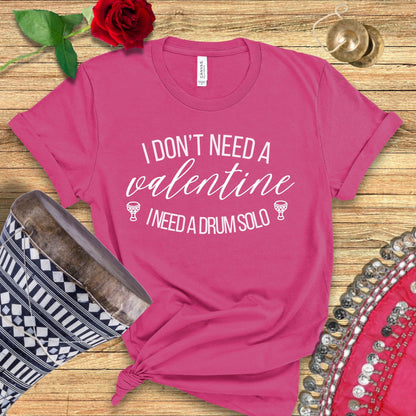 Valentine's Darbuka Drum Solo T-Shirt — Belly Dancer Tee