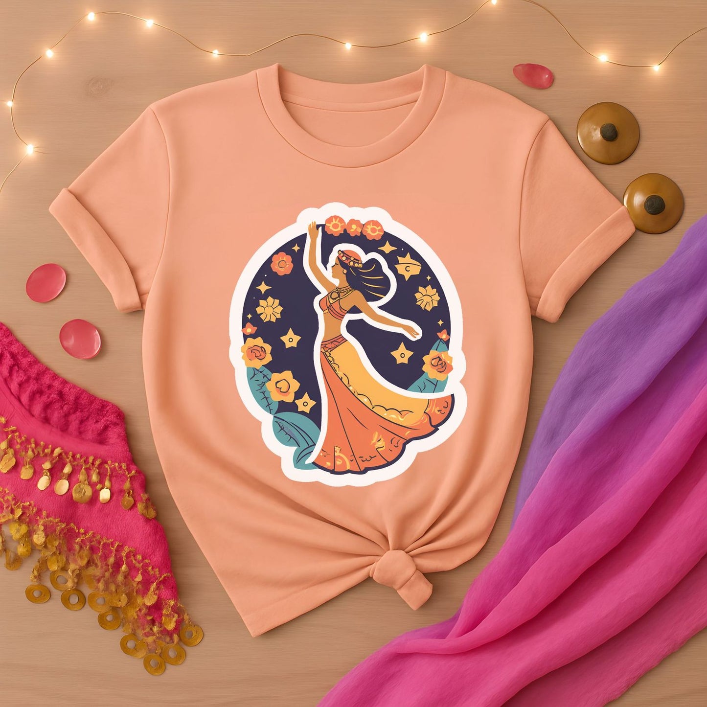 Yellow Dancer Goddess Tee