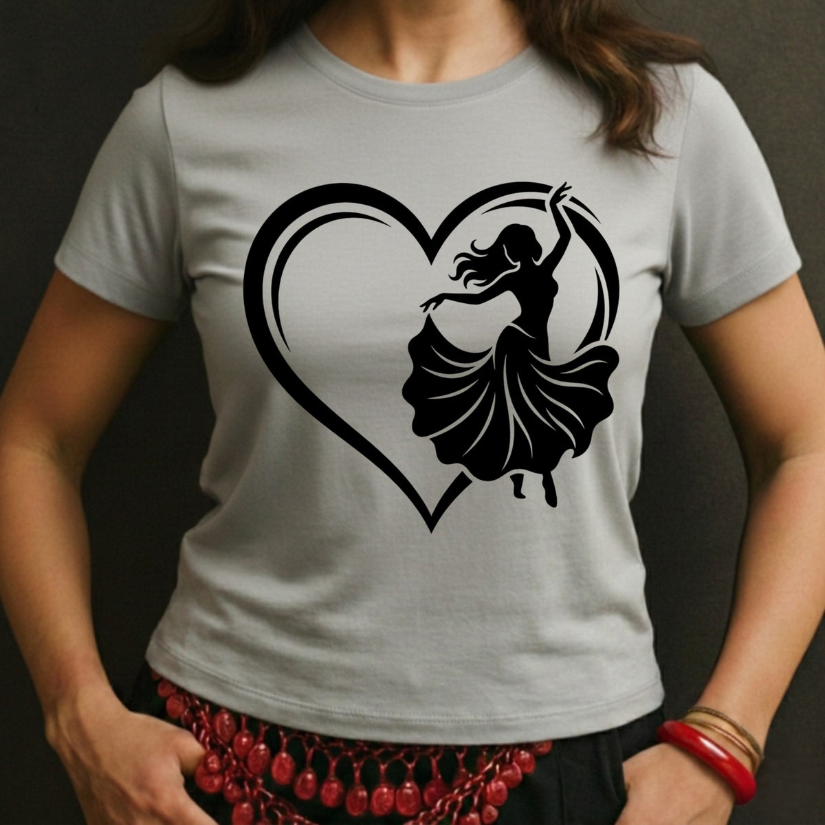 Bellydance Heart Tee