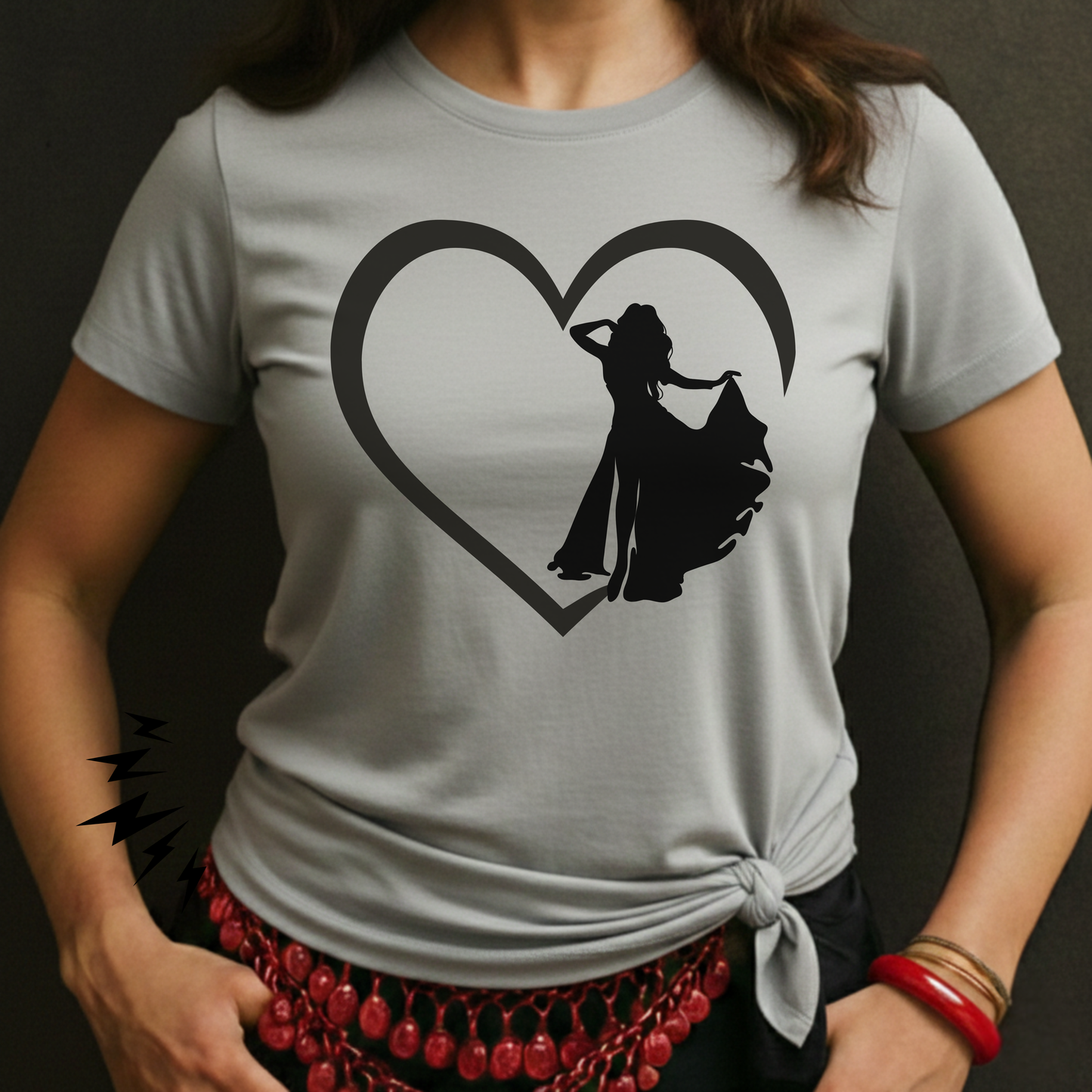Belly Dancer Heart Tee