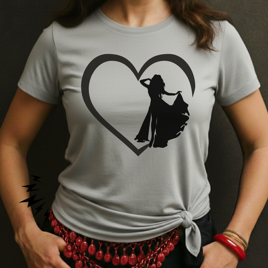 Belly Dancer Heart Tee
