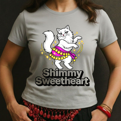 Shimmy Sweetheart Cat Tee