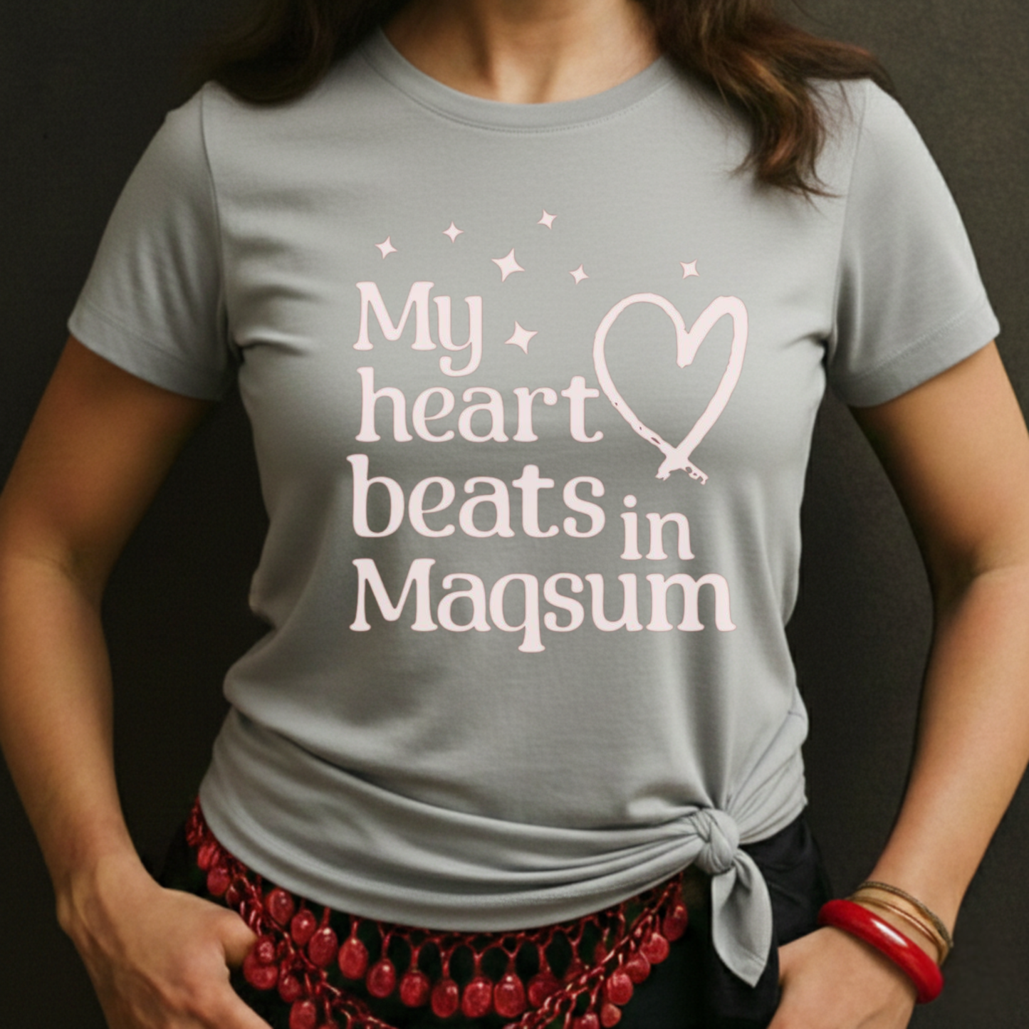 My Heart Beats In Maqsum Tee