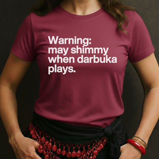 Warning May Shimmy Tee