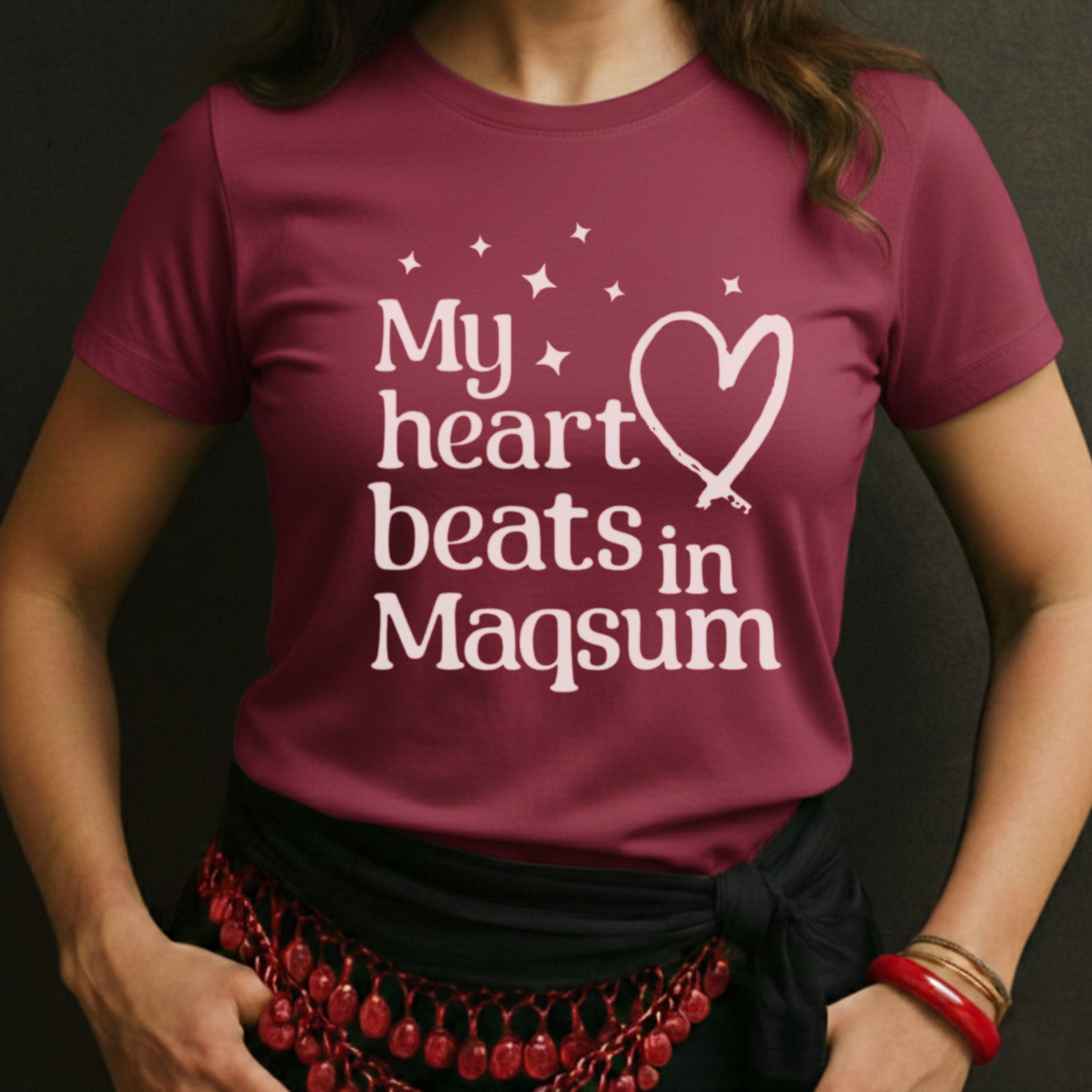 My Heart Beats In Maqsum Tee