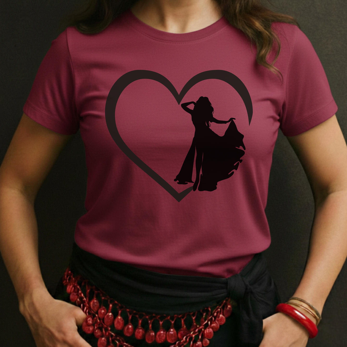 Belly Dancer Heart Tee