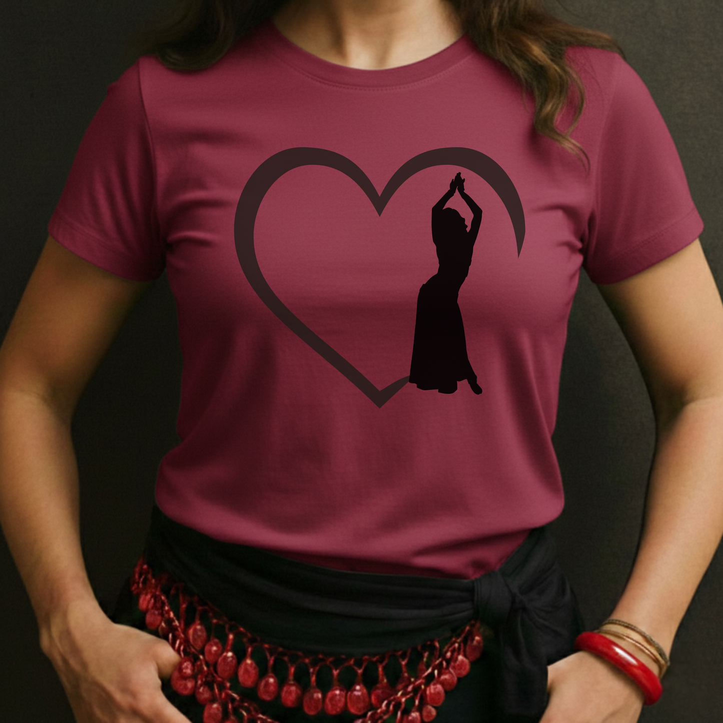 Belly Dancer Heart 2 Tee