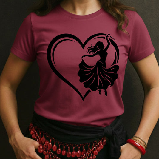 Bellydance Heart Tee