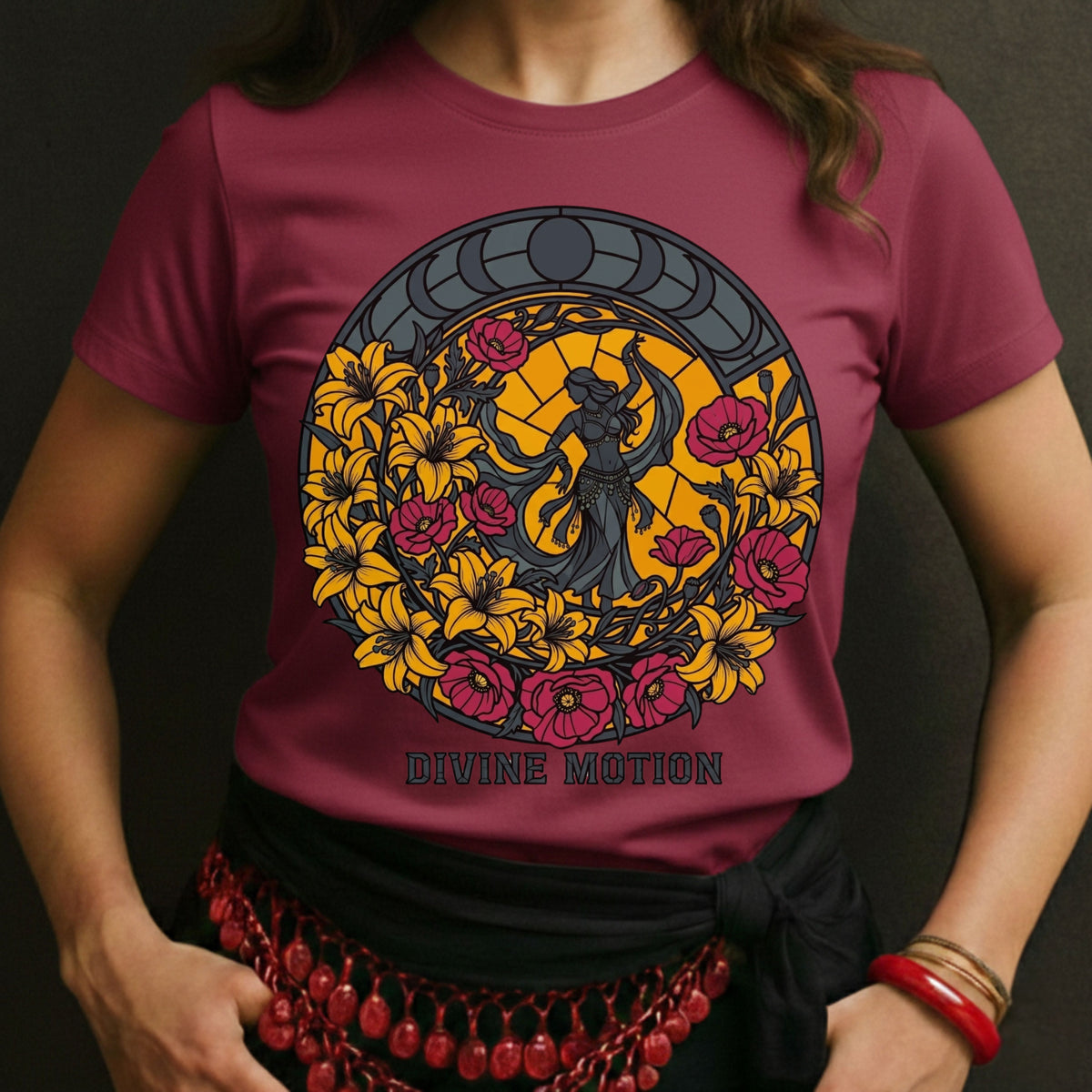 Divine Motion Stained Glass Tee