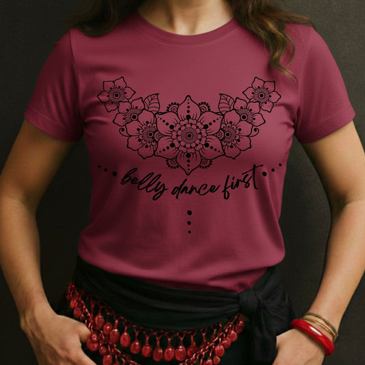 Belly Dance First Henna Design Tee