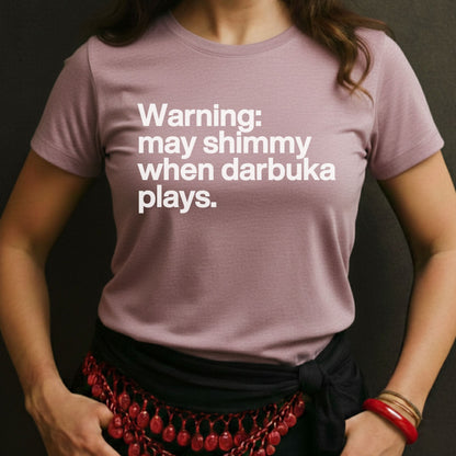 Warning May Shimmy Tee