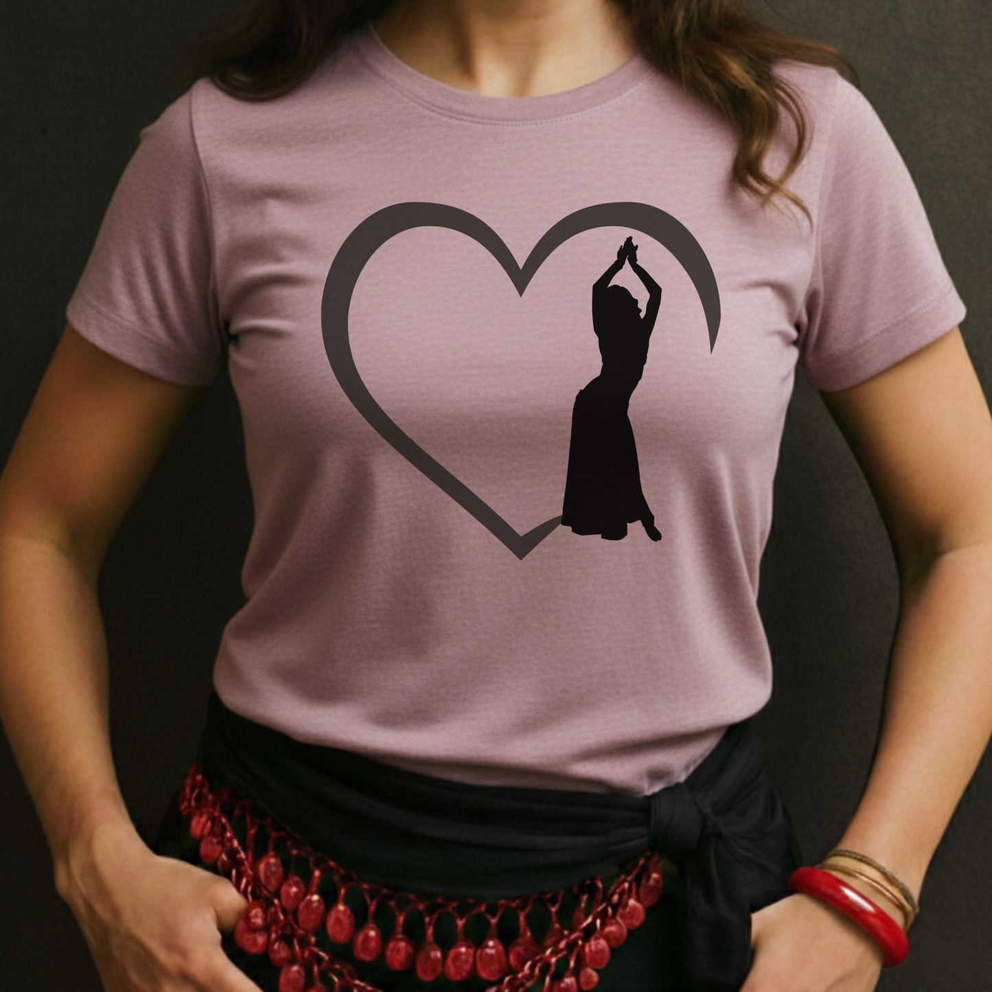 Belly Dancer Heart 2 Tee