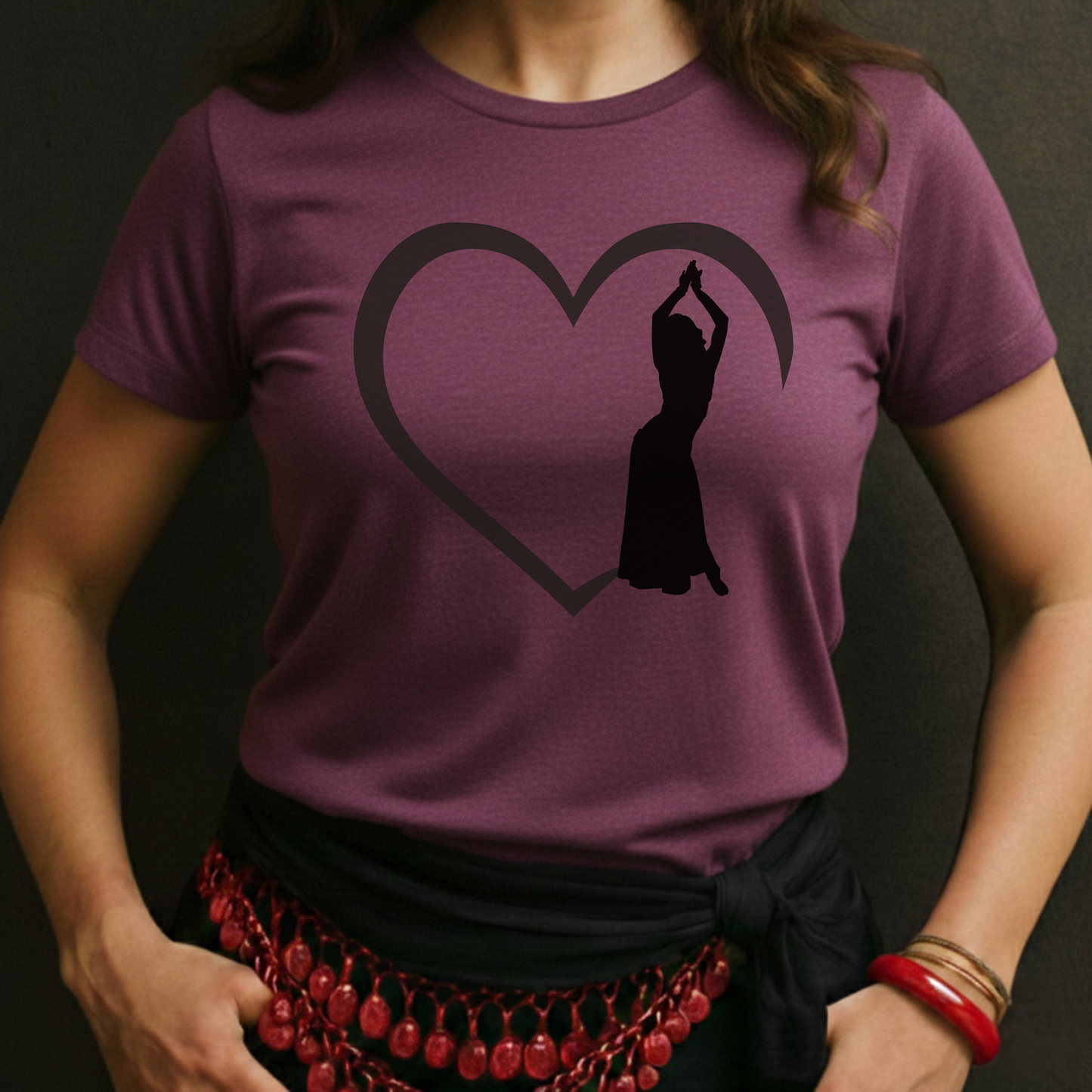 Belly Dancer Heart 2 Tee
