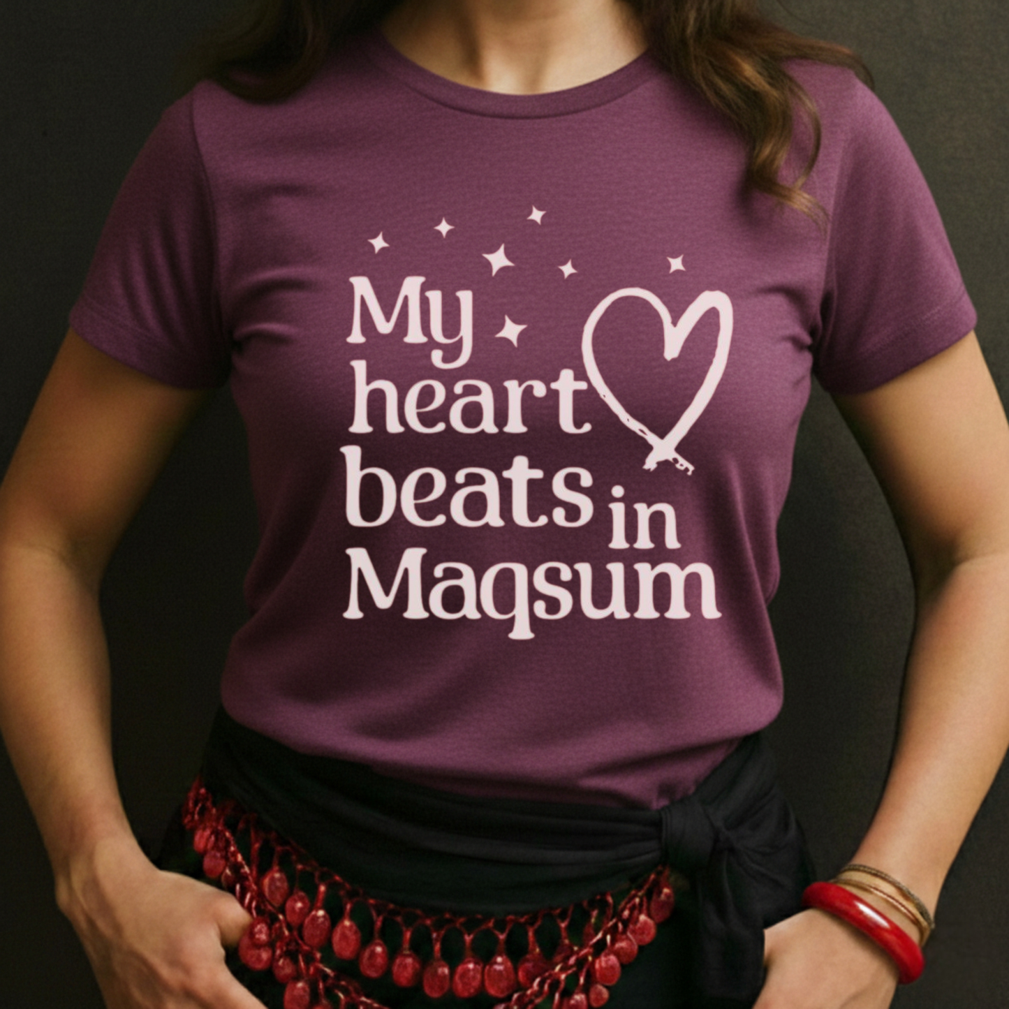 My Heart Beats In Maqsum Tee