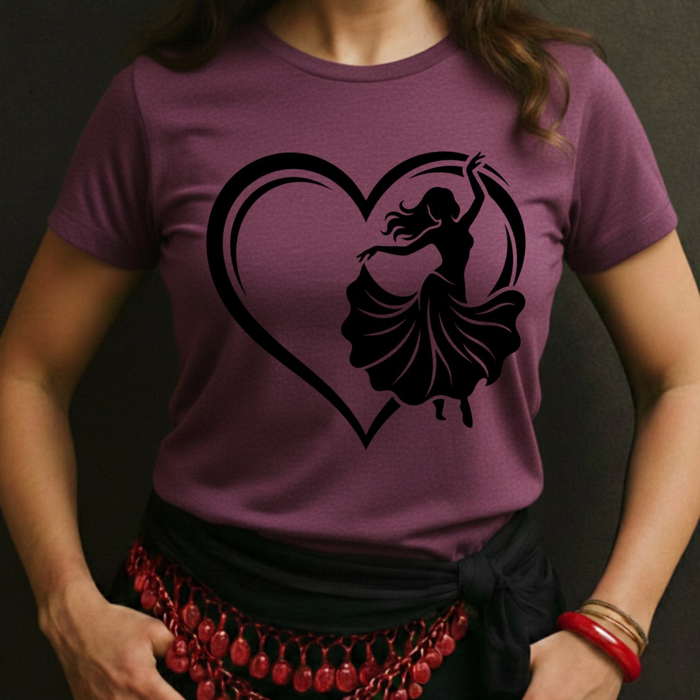 Bellydance Heart Tee