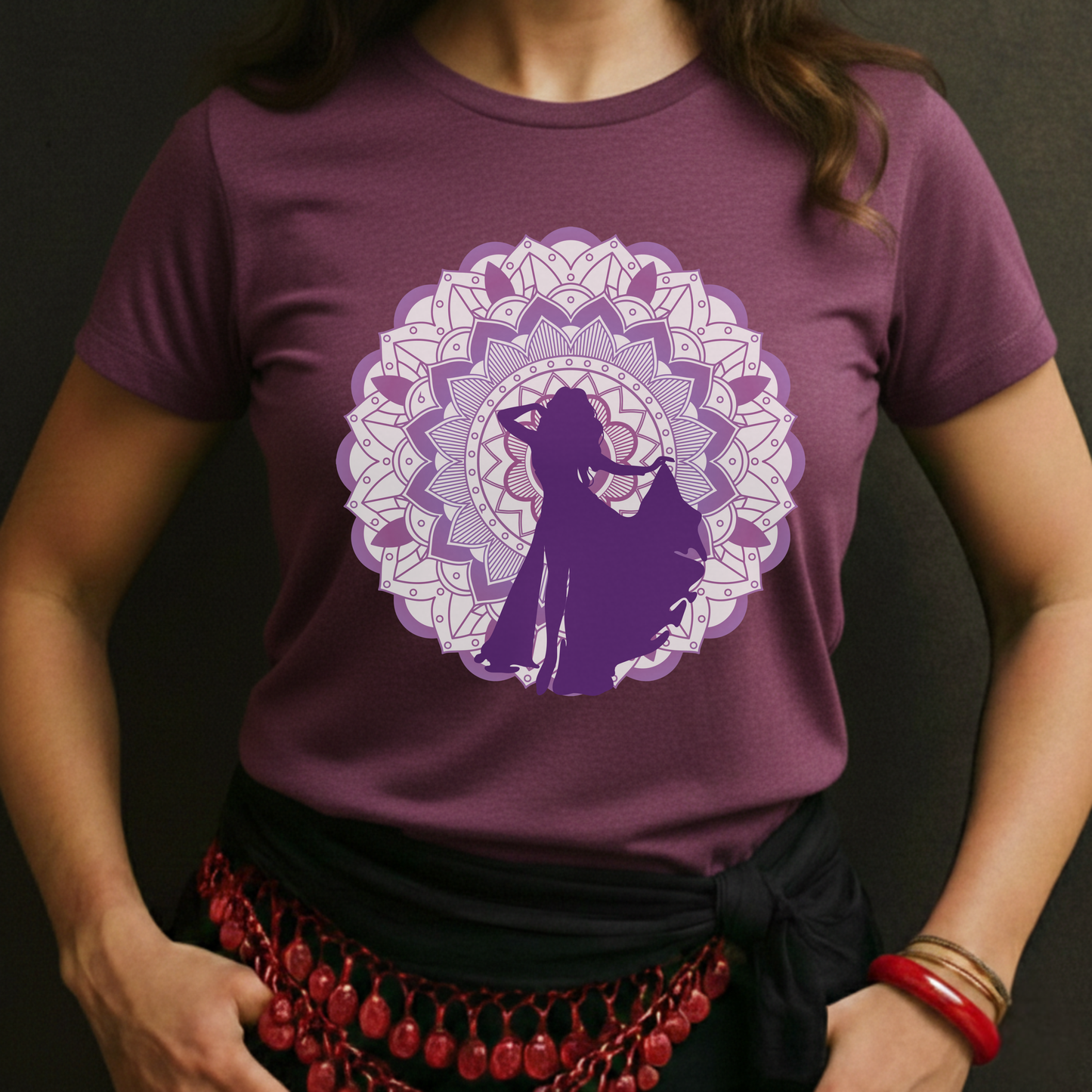 Purple Mandala Tee