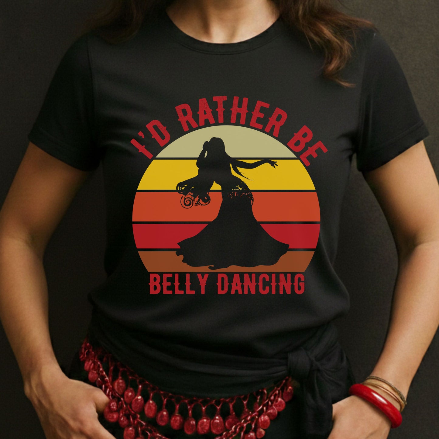 I'd Rather Be Belly Dancing Tee