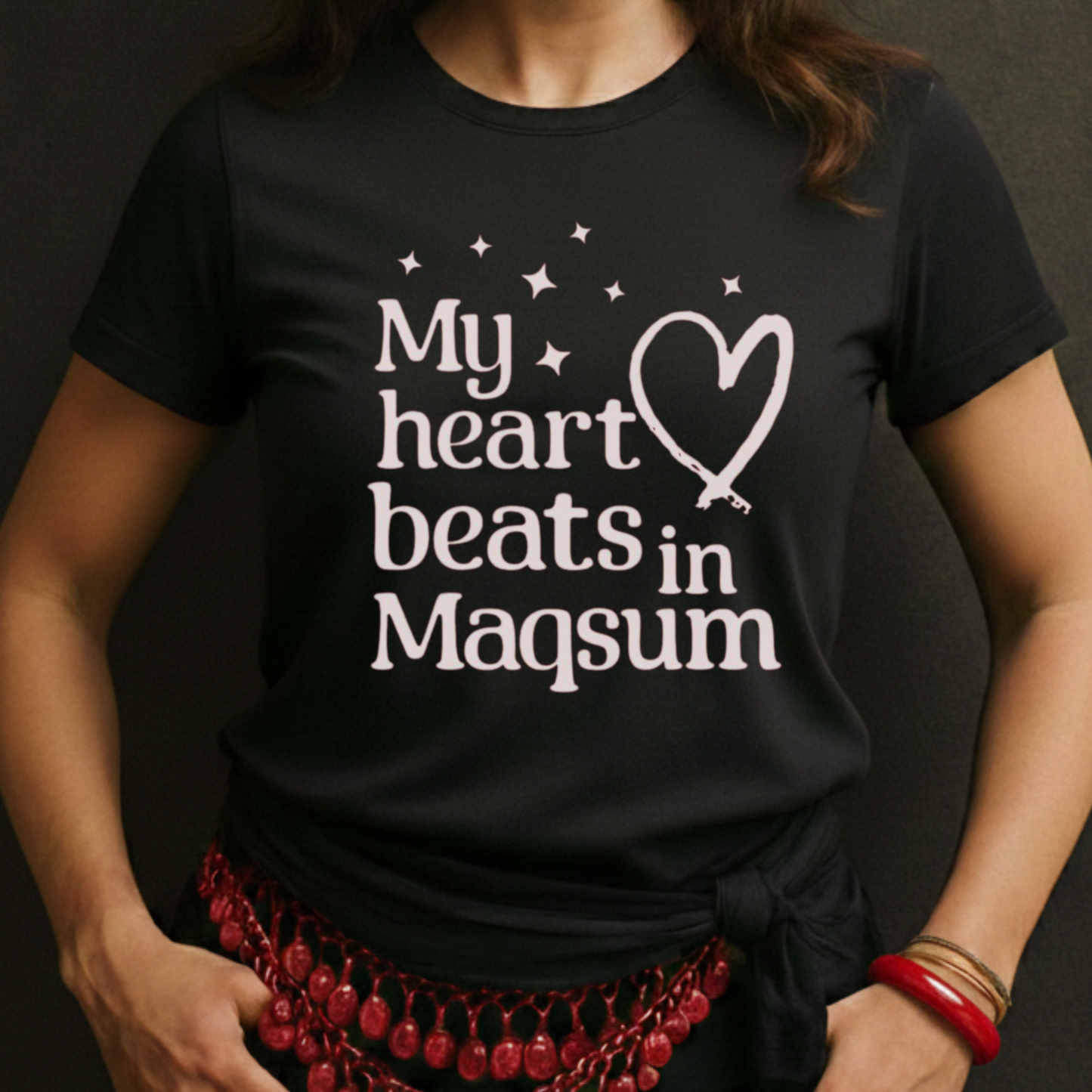 My Heart Beats In Maqsum Tee