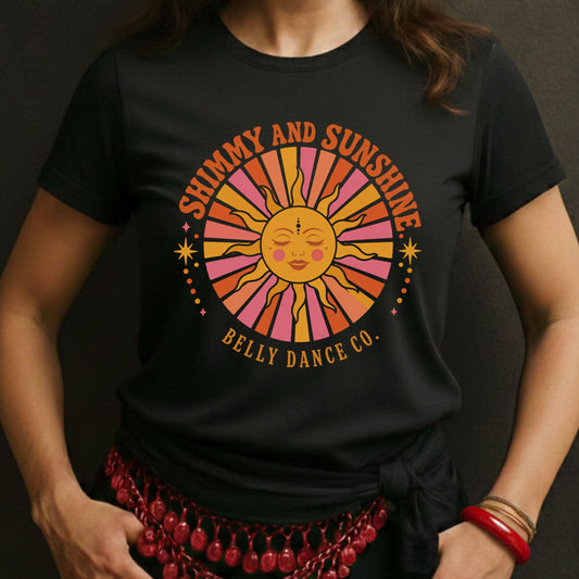 Retro Sunburst Slogan Tee