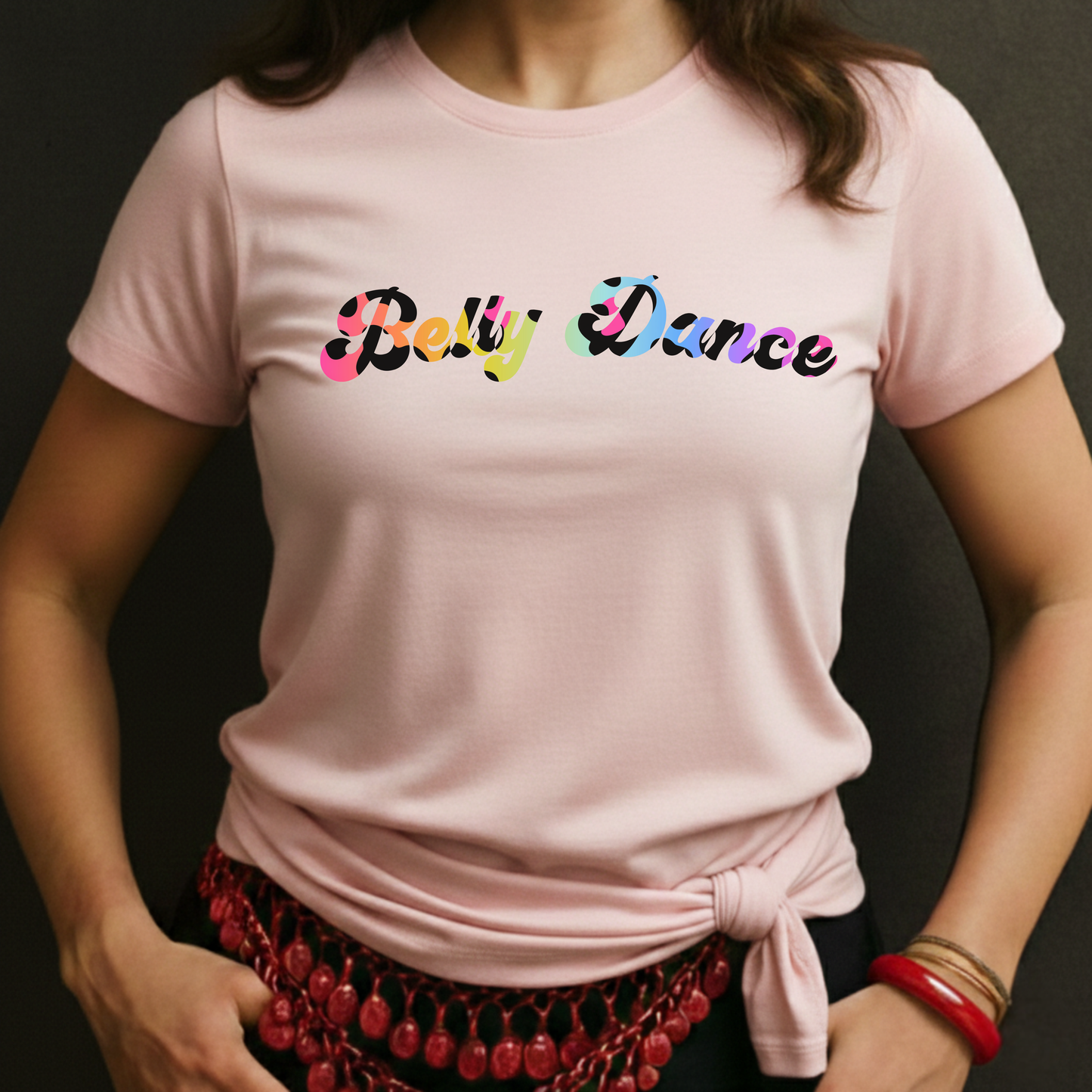 Groovy Leopard Belly Dance Tee