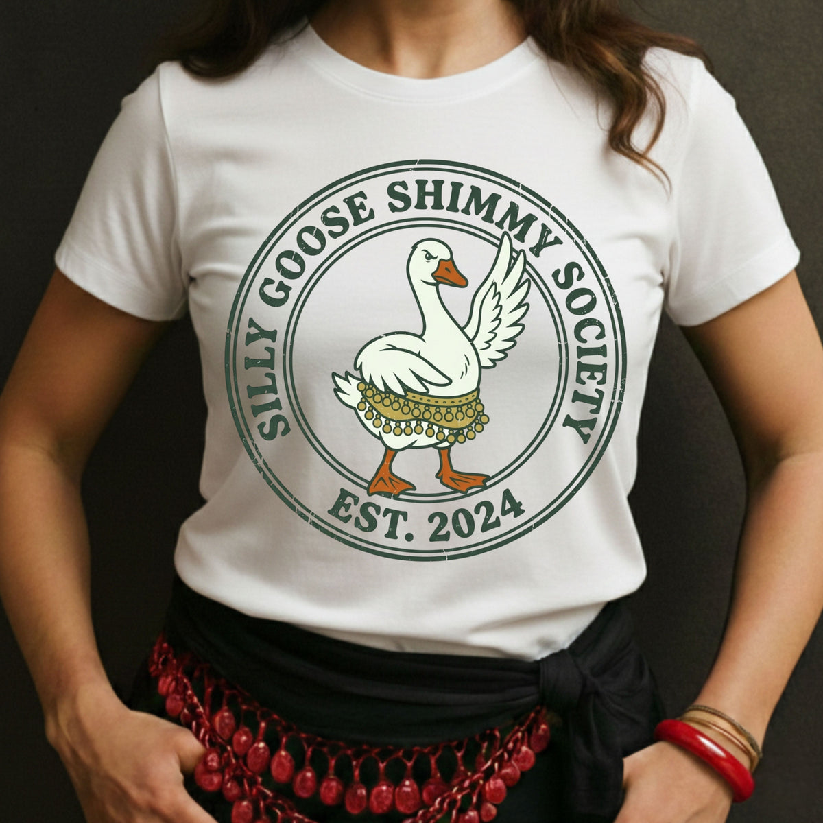 Silly Goose Shimmy Society Tee