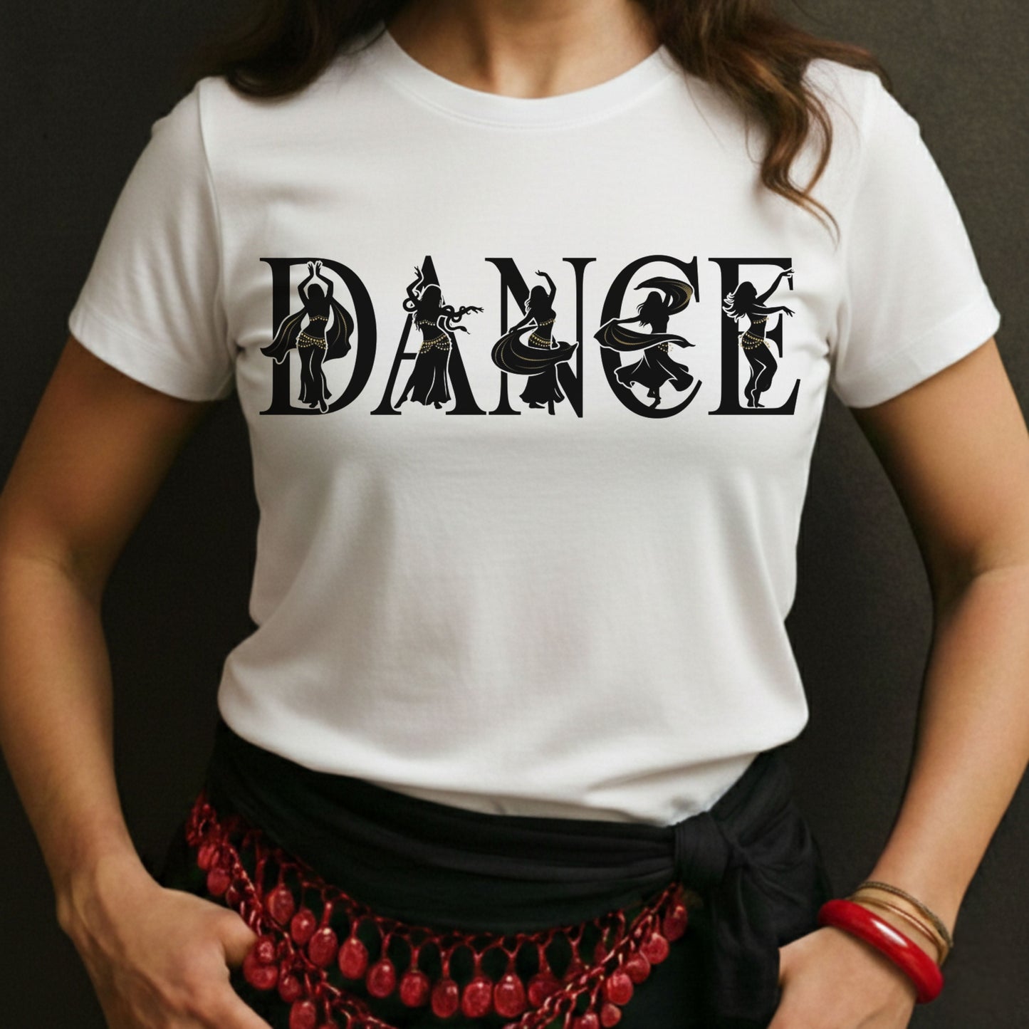 Belly Dance Elegant Silhouettes Tee