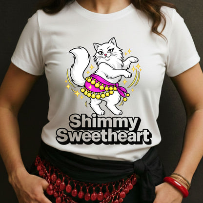 Shimmy Sweetheart Cat Tee