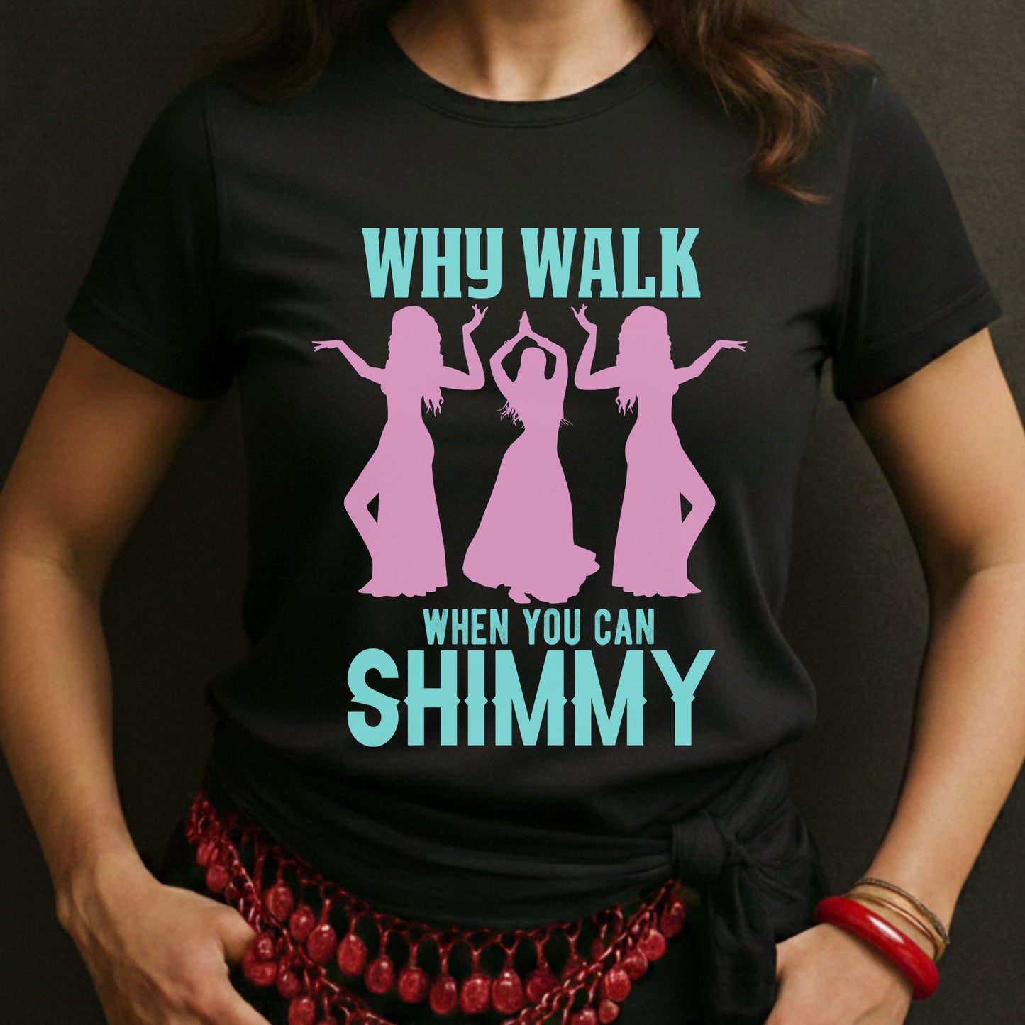 Why Walk When You Can Shimmy Tee